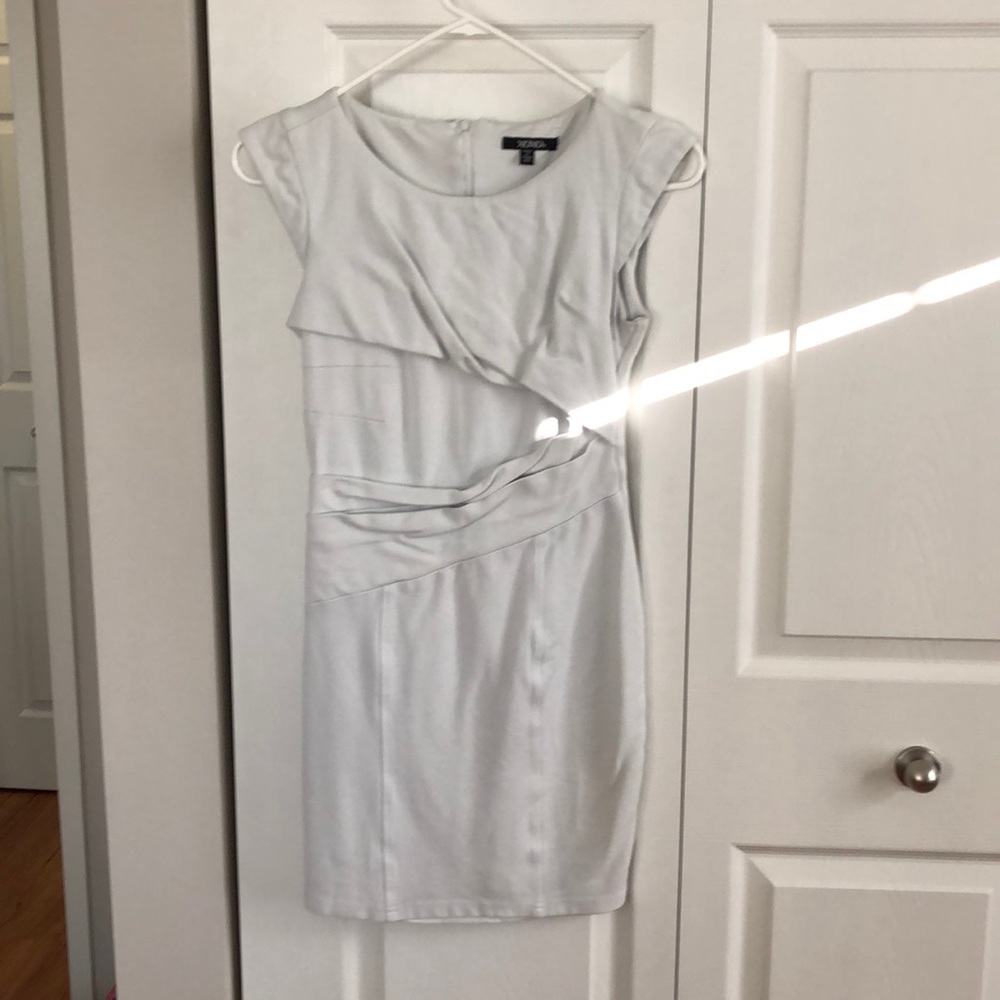 White fitted dress